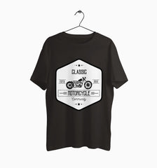 Male Round Neck Half Sleeve Classic | Classic Motorcycle