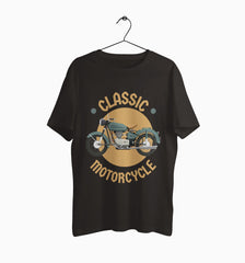 Male Round Neck Half Sleeve Classic | Classic Motorcycle