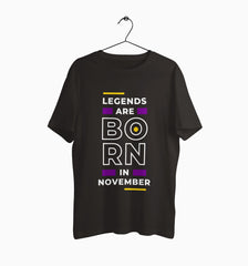 Male Round Neck Half Sleeve Classic | November Legends