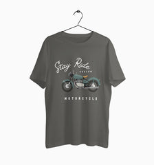 Male Round Neck Half Sleeve Classic | Stay Ride