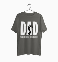 Male Round Neck Half Sleeve Classic | Dad : The Original Superhero