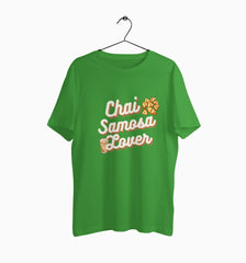 Male Round Neck Half Sleeve Classic Graphic Tshirt | Chai Samosa