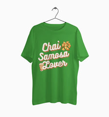 Male Round Neck Half Sleeve Classic | Chai samosa lover