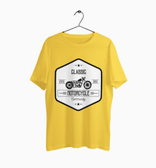 Male Round Neck Half Sleeve Classic | Classic Motorcycle