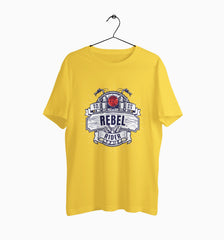 Male Round Neck Half Sleeve Classic | Rebel Rider