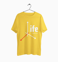 Male Round Neck Half Sleeve Classic | Life Is Short