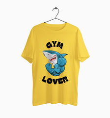 Male Round Neck Half Sleeve Classic | Gym Lover Shark