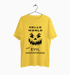 Male Round Neck Half Sleeve Classic | Evil Programmer