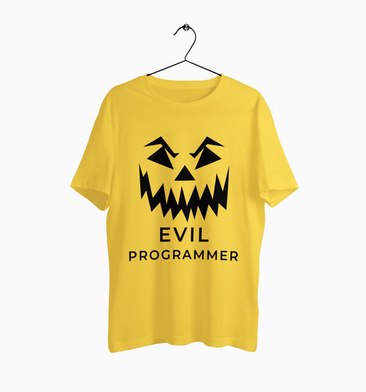 Male Round Neck Half Sleeve Classic | Evil Programmer