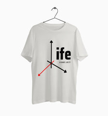 Male Round Neck Half Sleeve Classic | Life Is Short