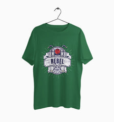 Male Round Neck Half Sleeve Classic | Rebel Rider