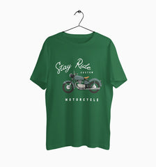 Male Round Neck Half Sleeve Classic | Stay Ride