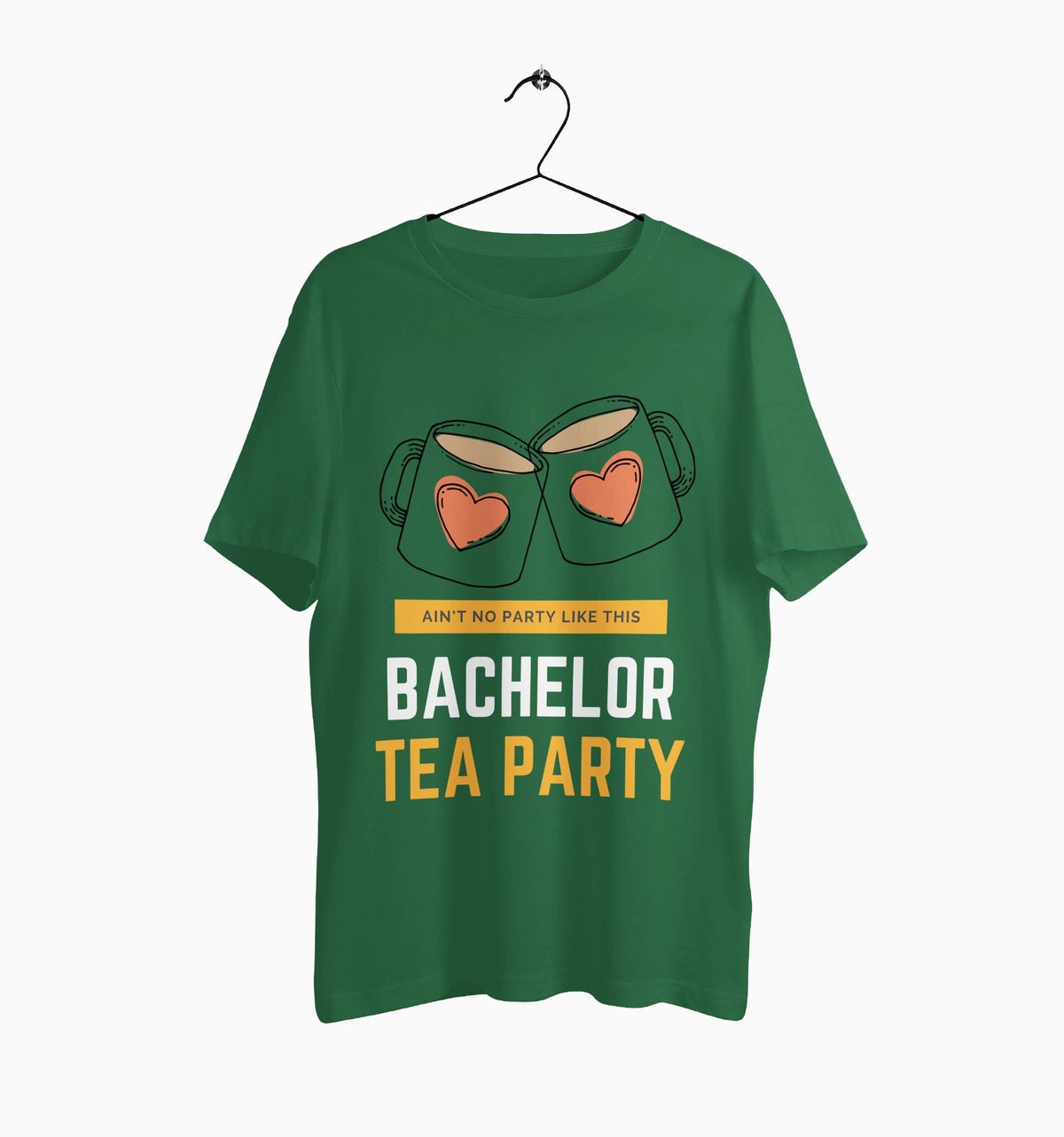 Male Round Neck Half Sleeve Classic | Bachelor tea party