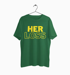 Male Round Neck Half Sleeve Classic | Her Loss