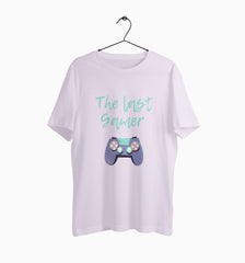 Male Round Neck Half Sleeve Classic Graphic Tshirt | The Last Gamer