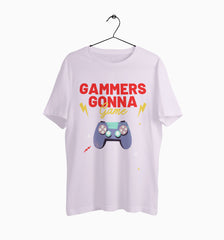 Male Round Neck Half Sleeve Classic | Gamers gona game