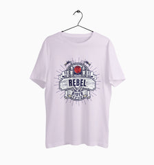 Male Round Neck Half Sleeve Classic | Rebel Rider