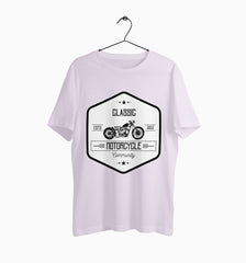 Male Round Neck Half Sleeve Classic | Classic Motorcycle