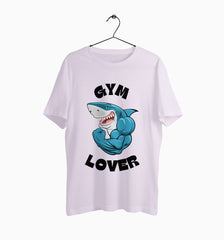 Male Round Neck Half Sleeve Classic | Gym Lover Shark