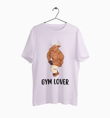 Male Round Neck Half Sleeve Classic | Gym Lover Bull