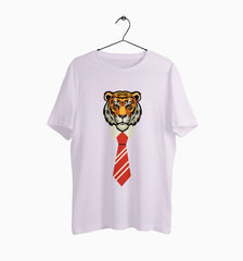 Male Round Neck Half Sleeve Classic | Office Tiger