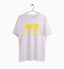 Male Round Neck Half Sleeve Classic | Her Loss