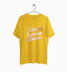 Male Round Neck Half Sleeve Classic Graphic Tshirt | Chai Samosa