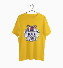 Male Round Neck Half Sleeve Classic | Rebel Rider