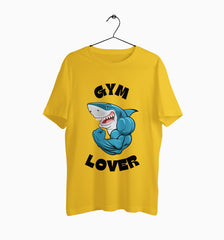 Male Round Neck Half Sleeve Classic | Gym Lover Shark