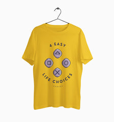 Male Round Neck Half Sleeve Classic | 4 easy life choices