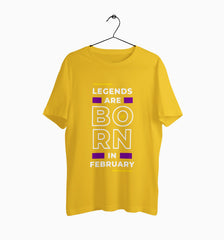 Male Round Neck Half Sleeve Classic | February Legends