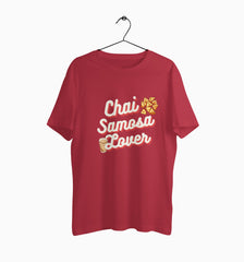 Male Round Neck Half Sleeve Classic Graphic Tshirt | Chai Samosa