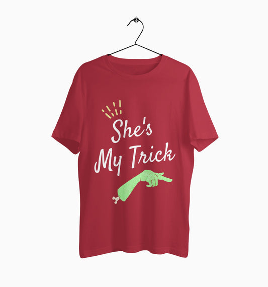 Male Round Neck Half Sleeve Classic | She's My Trick