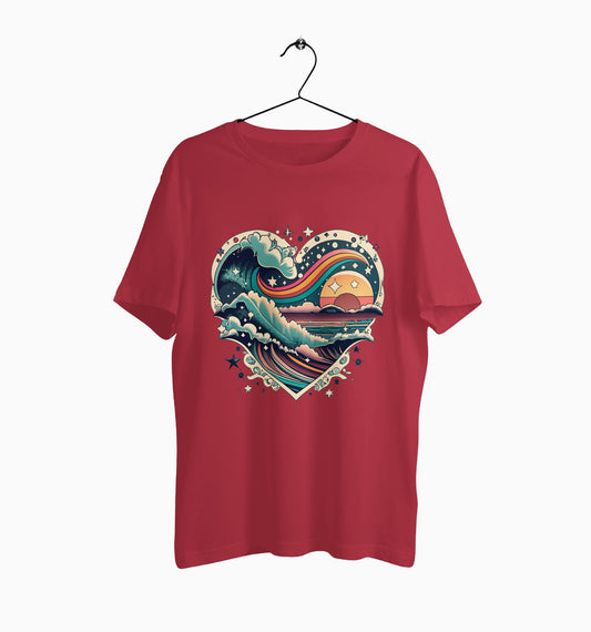 Male Round Neck Half Sleeve Classic | Heart of Ocean