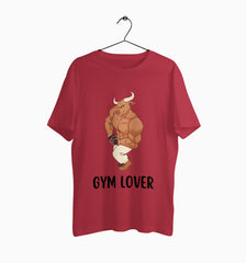 Male Round Neck Half Sleeve Classic | Gym Lover Bull