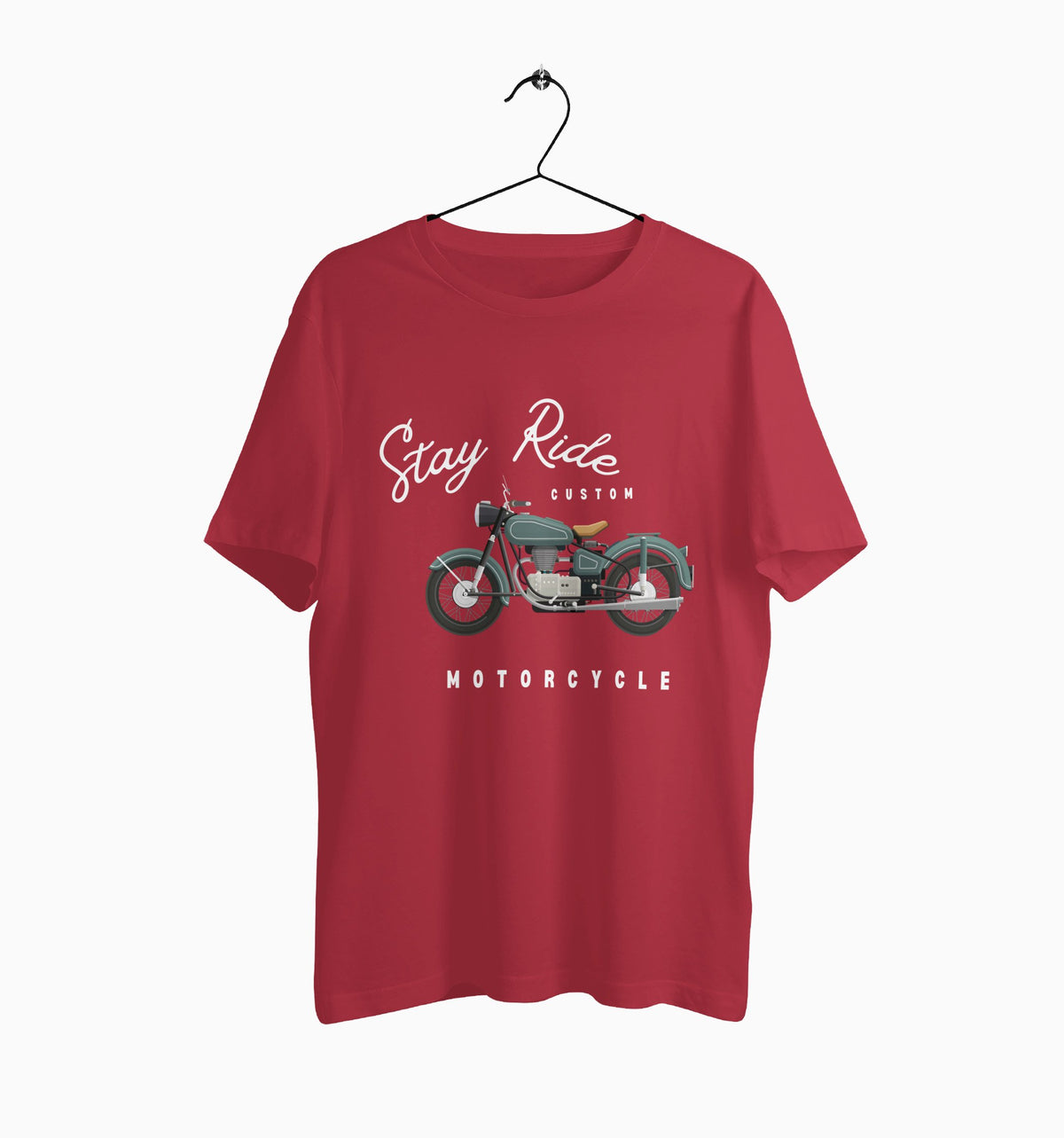 Male Round Neck Half Sleeve Classic | Stay Ride