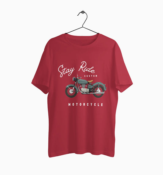 Male Round Neck Half Sleeve Classic | Stay Ride