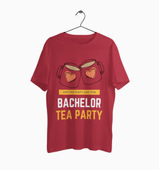 Male Round Neck Half Sleeve Classic | Bachelor tea party