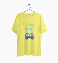 Male Round Neck Half Sleeve Classic Graphic Tshirt | The Last Gamer