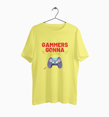 Male Round Neck Half Sleeve Classic | Gamers Gona Game