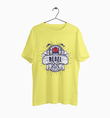 Male Round Neck Half Sleeve Classic | Rebel Rider