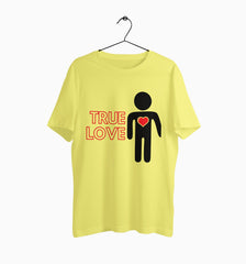 Male Round Neck Half Sleeve Classic | True Love