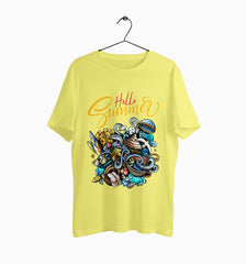 Male Round Neck Half Sleeve Classic | Hello Summer