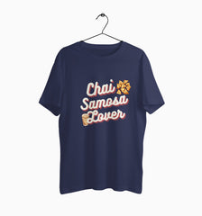 Male Round Neck Half Sleeve Classic Graphic Tshirt | Chai Samosa