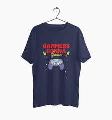 Male Round Neck Half Sleeve Classic | Gamers Gona Game