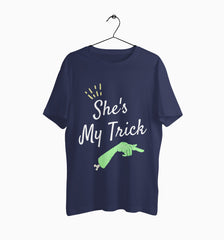 Male Round Neck Half Sleeve Classic | She's My Trick