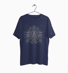 Male Round Neck Half Sleeve Classic | Wolf Tribal