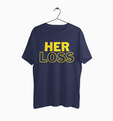 Male Round Neck Half Sleeve Classic | Her Loss