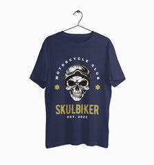 Male Round Neck Half Sleeve Classic | Skulbiker