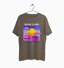 Male Round Neck Half Sleeve Classic | Game over